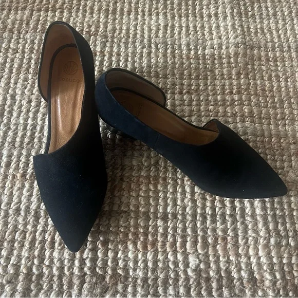 Coclico Women's Black Suede Shoes - Picture 3 of 4
